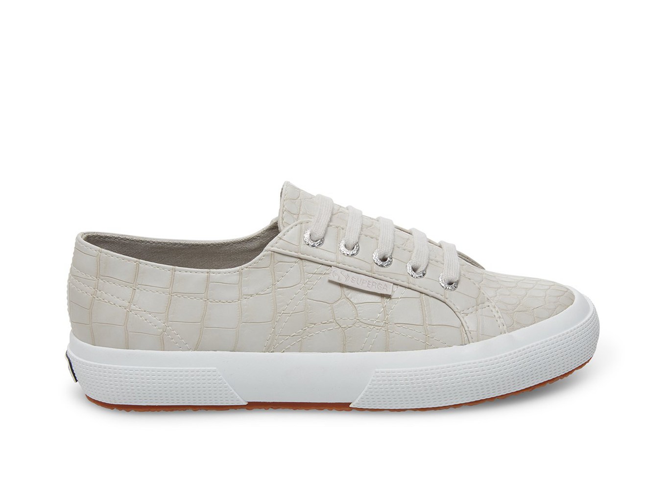 Superga Sneakers Womens - 2750 Syntcrocodilew - Grey - CRMQL3957